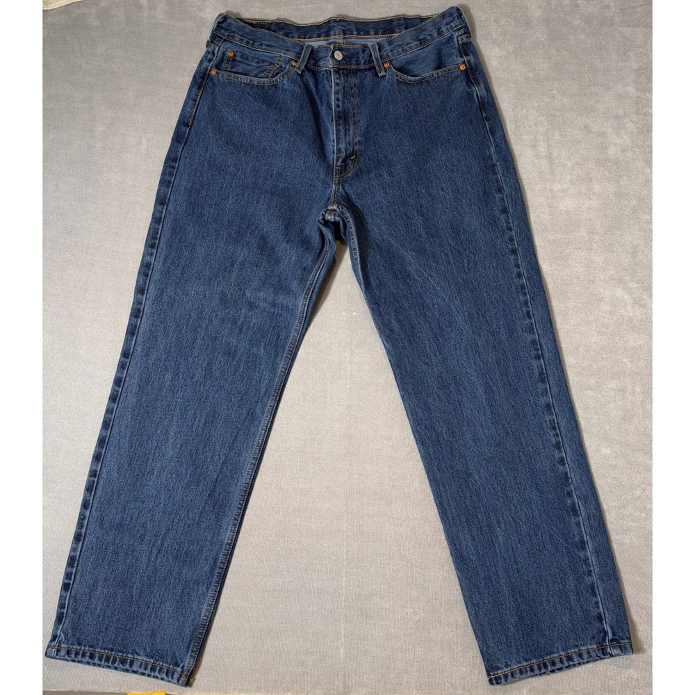 Levis 550 Relaxed Fit Jeans Mens 38x32 Medium Wash Blue Denim